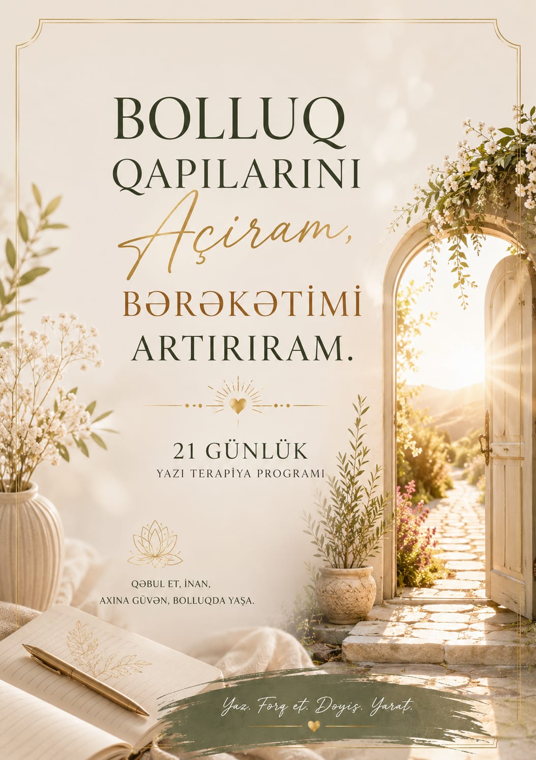 BOLLUQ QAPILARINI AÇIRAM BƏRƏKİTİMİ ARTIRIRAM.