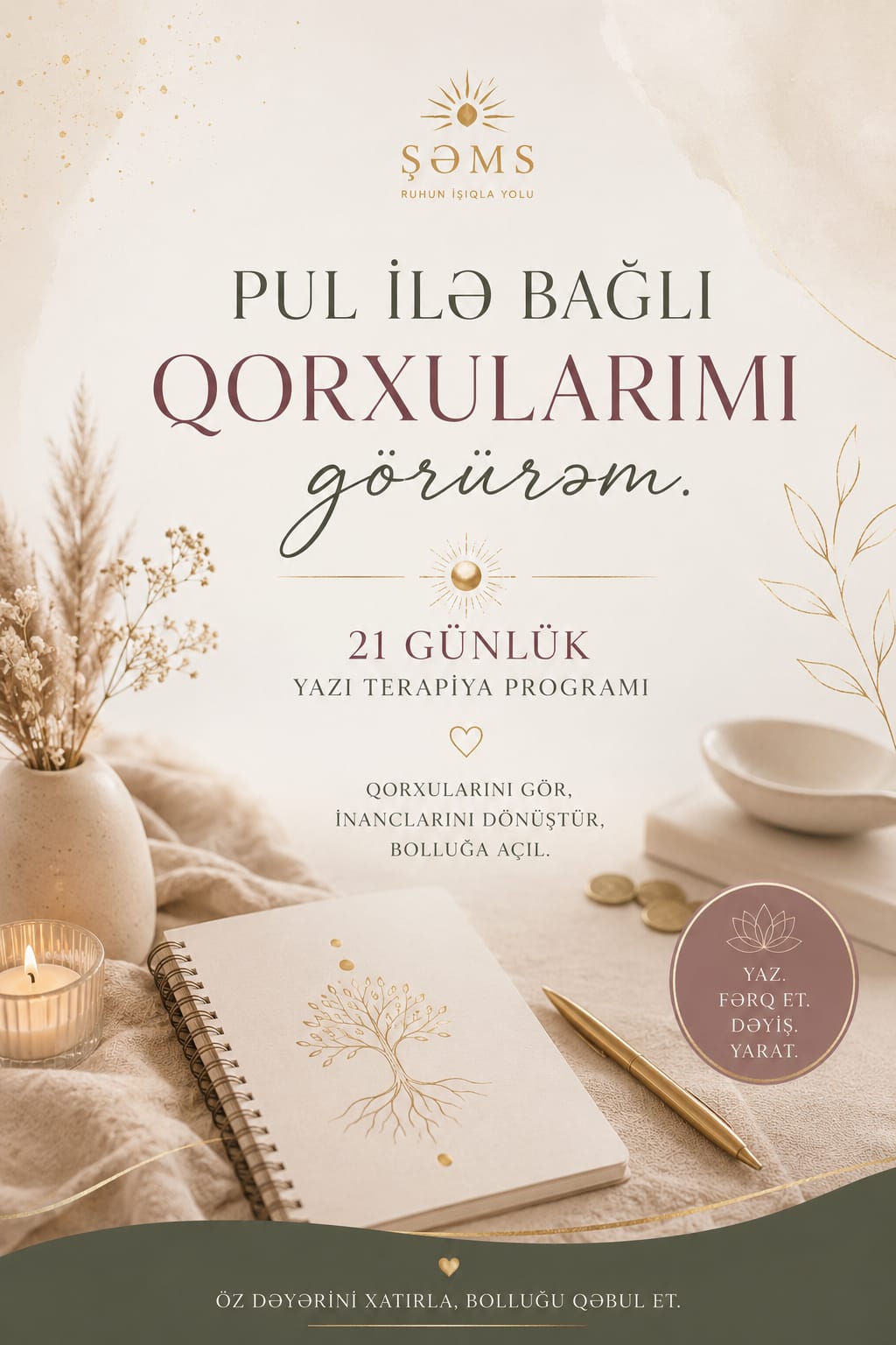 PUL İLƏ BAĞLI QORXULARIMI GÖRÜRƏM